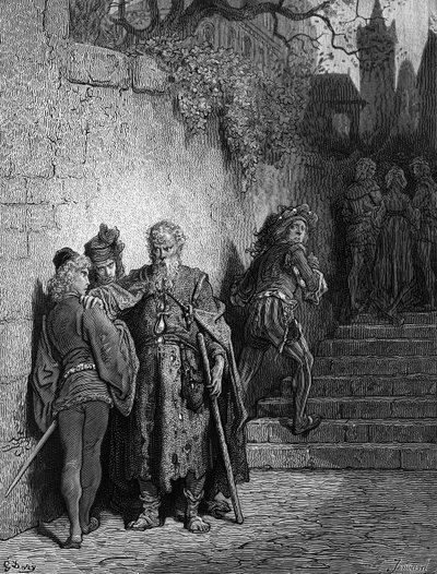 The Wedding Guest being detained by the Ancient Mariner, opening scene of 